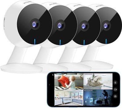 LaView - 4MP 2K Cameras for Home Security, Home Security Camera, 5G & 2.4GHz, for Baby, Elderly, Pet, Babysitter, US Cloud Service, Alexa Compatible