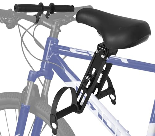 Fahrradsitz Kinder Vorne, Universal Mountainbike Kindersitz Vorne mit Lenkerbefestigung, Abnehmbarer Kindersitz Fahrrad Vorne für Mtb Stadt Fahrräder Eltern-Kind-Radfahren, Sicherer und Bequemer