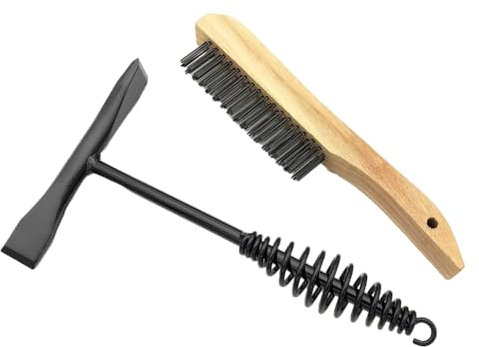 Fegtrtyoa per Saldatura con Impugnatura A Molla Elicoidale, 10,5 Pollici, Scalpello A Croce e Scalpello Verticale