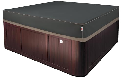 Poolabdeckungen220x220x25 Poolabdeckung 420D Oxford-Gewebe Garten-Pool Staubabdeckung,Abdeckung für Whirlpool Wasserdicht,Abdeckplane Pool mit UV-Schutz,Abdeckplane Pool für rechteckige Pools