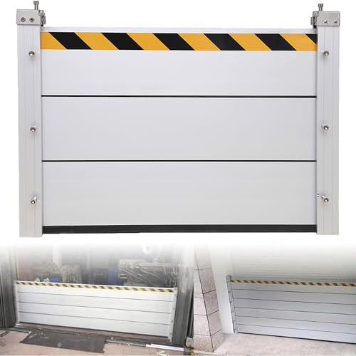 SAeWare Flood Protection Barrier Water, 80/90/100/110/120/130/140cm Outdoor Garage Doors Flood Protection Barrier, Cellar Window Flood Protection Barrier Removable (L 100cm H 40cm)