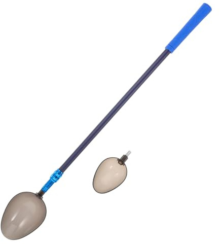 Ciieeo Juego de Cucharas para Trampa de Pesca Cabezal de Pala Reemplazable, Caña de Mano Grande Cebo a Larga Distancia, Herramienta para Alimentar Señuelos, Accesorios para Pesca al Aire