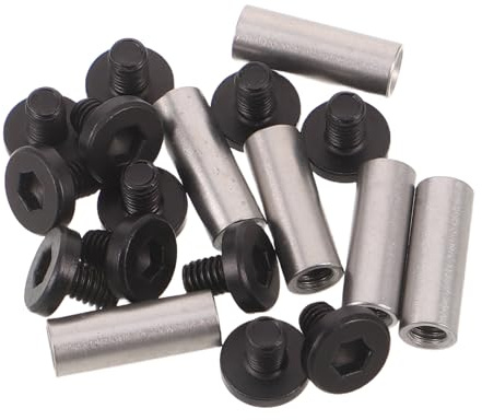 Toddmomy Rivets de Manche de Couteau en Acier Inoxydable 6pcs, Fixation Sécurisée et Haute Résistance pour Réparations Rapides à Domicile et Projets DIY de Couteaux