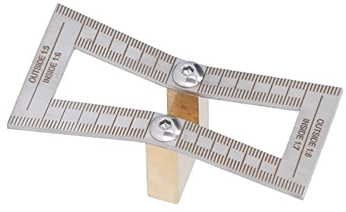 Aolidsive Marcatore a Coda di Rondine, Strumento in Acciaio Inossidabile per Incisioni Precise e Connessioni Ad Angolo Retto, Ideale per Progetti di Lavorazione del Legno e Giunzioni di Schede