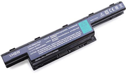 vhbw Li-Ion Akku 8800mAh (11.1V) kompatibel mit Notebook Laptop Acer TravelMate 5760G, 5760Z, 6595-Serie, 7740, 7740G Ersatz für AS10D31, BT.00603.11, LC.BTP00.127.