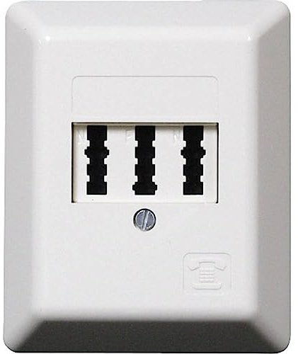 Basetech Telefondose Aufputz Weiß