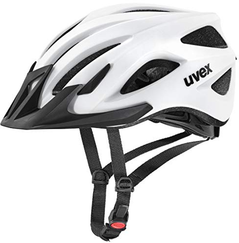 uvex viva 3 - lätt allroundhjälm för dam och herr - individuell storleksanpassning - tvättbar hjälminredning - white matt - 52-57 cm