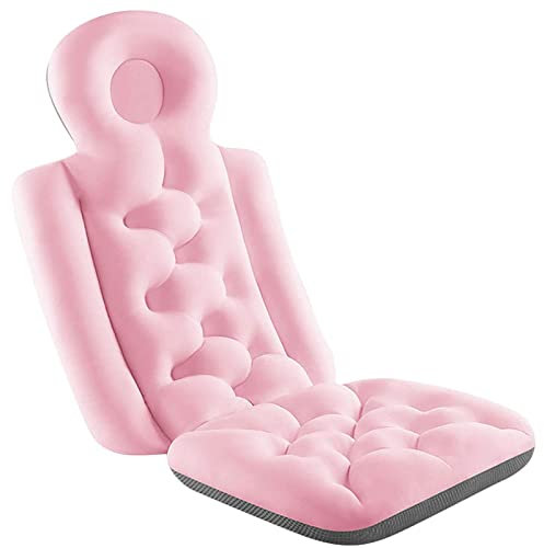 RTYHN Badkissen für Badewanne,Ganzkörper Badewannenmatte mit Kissen Erwachsene,Weich Badewannenkissen Bad Matratze,für Badewannen und Home Spa