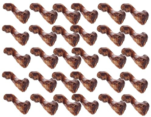 Maced 30x Geräucherter Natürlicher Hundeknochen 20 cm | Hundekauknochen | Hunde leckerlis | Kauknochen für den Hund | Hund zahnpflege