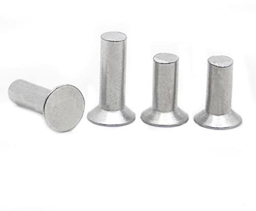 M2 M2.5 M3 M4 M5 M6 M8 GB869 Flacher Senkkopf aus Aluminium Vollniet-35 mm, M4 20St