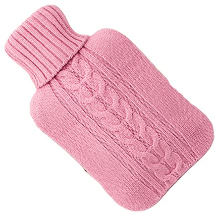 ABOOFAN Copertura Borsa Acqua Calda Gomma Acrilico Dimensioni Colore Rosso Custodia Borsa Acqua Calda