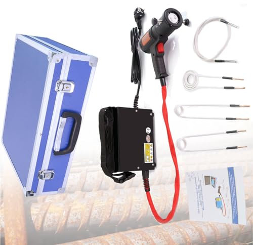Magnetic Induction Heater Kit, Hand Held Automotive Flameless Heat Bolt Buster Tool for Rusty Screw Removing