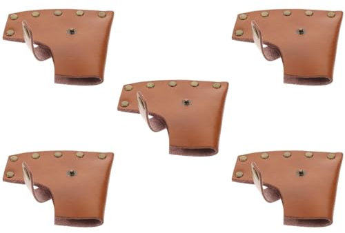 Mikikit 5st Axtsatz Das Beil T-Werkzeug Campingbeil Mit Scheide Axtklingen Scheide Gürtel Beilabdeckung Beilscheide Axtholster Handaxt-Abdeckung Halfter Leder Handschutz Tragbar