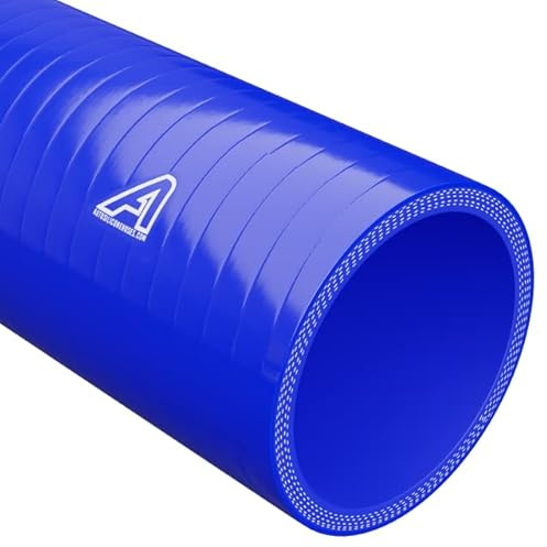 76mm (3) Internal Diameter Blue Silicone Radiator Straight Hose 1 Metre Length Universal Tube