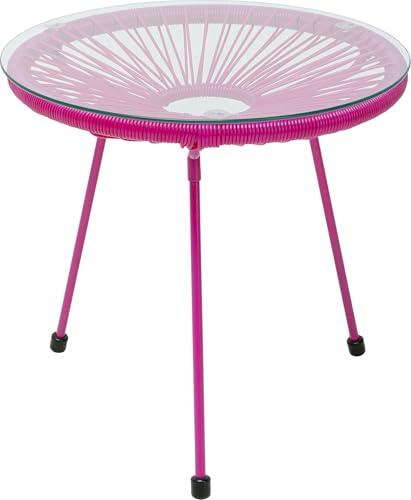 Kare Table d'appoint Acapulco Mono Rose Design