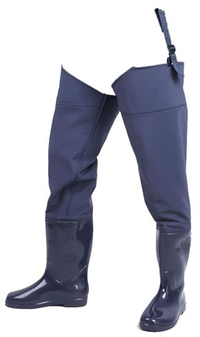 YXLYFDLY Wathose wasserdichte Blaue Hüftstiefel, Bequeme Hüftwaders Für Herren Und Damen, Langlebig, Für Jagen Und Angeln(44 EU)