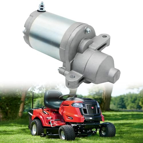 LEVANLIGHT Démarreur électrique compatible avec les tondeuses autoportées AXO/CUB Cadet/MTD Yard Man Craftsman, moteur 12 V 4P90, démarreur de tondeuse à gazon et de jardin, remplace # 75112207,