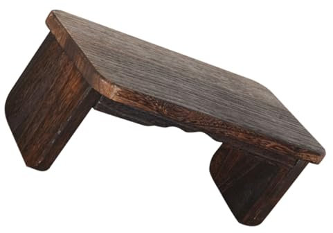 GAROZATION Meditationshocker Holz Faltbar rutschfest Kleiner Meditationsstuhl Meditationsbank Klappbar Tragbarer Zen Hocker Für Meditation Reisen Yoga