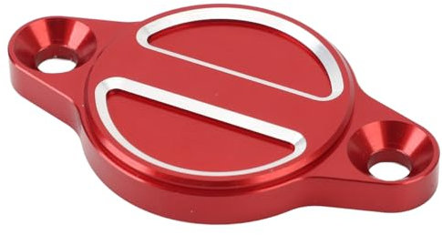 CCYLEZ Tappo Filtro Olio Moto, Coperchio Filtro Olio Ad Alta Resistenza a Tenuta Stagna Facile Installare per Multistrada Hypermotard (Rosso)