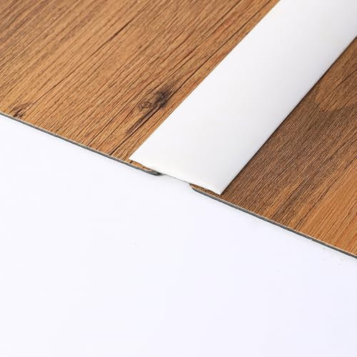 Floor Transition Strips, Floor Trim Peel and Stick, Step Transition Strip, Vinyl Flooring Seam Joint Strips for Cabinet Countertop/Ceiling/Stairs