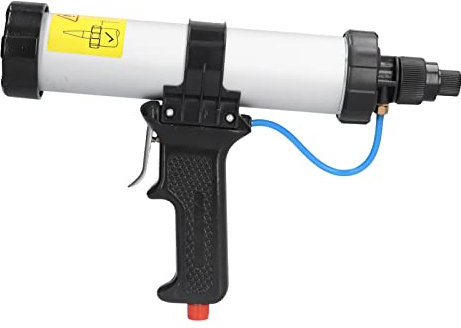 NDNCZDHC 310ml Aluminum Alloy Pneumatic Air Caulking Gun, Caulking Gun with Air Pressure Regulator, Caulk Gun for Building Decoration