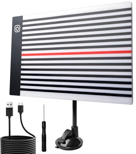 Lumière pour réparation de bosses sans peinture, lumière de réparation de bosses panneau LED avec support réglable, lampe d'inspection USB de bande de carrosserie et panneau réflecteur LED kit de