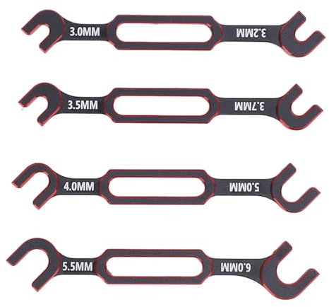 Drfeify Multifunction Shock Absorber Pliers, Aluminum Alloy RC Car Turnbuckle Nut Ball Joint Remover Kit for RC Models