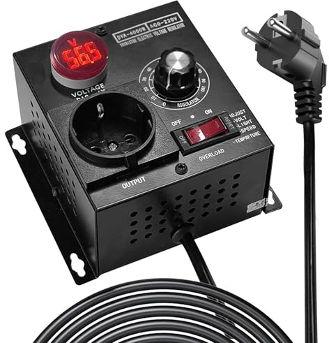 Regulateur De Tension,Ac 220v Variateur De Vitesse Pour Moteur, Contrôleur De Vitesse Du Moteur,Régulateur De Vitesse Du Moteur, Regulateur Tension Pour Le Contrôle De La Température