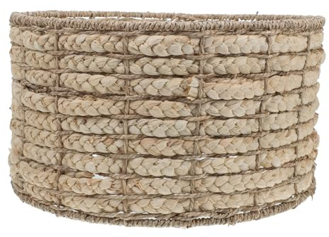 CIYODO Abat-jour Jonc De Mer Style Nautique Pour Salon Cuisine Îlot Décoration Naturelle Lumière Douce