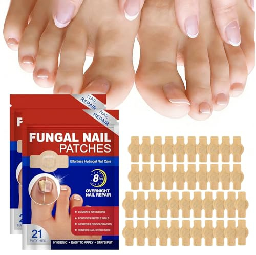 Fungal Nail Patches,Patches Mycose Ongles des Pieds,Patches D'ongles Fongiques,Patchs Traitement Mycose Ongles Pieds,Patch Correcteur D'ongles D'orteils