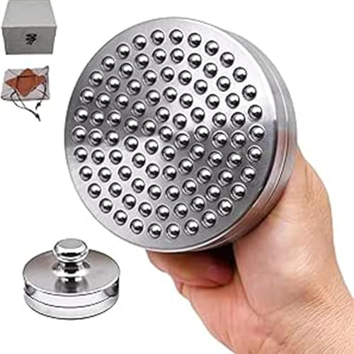 Zoienu Adjustable Stainless Steel Baren for Printmaking Mushroom Design, Even Pressure Block Press, for Linocut, Relief, Scrapbooking, Sizes: 7/9/12/15cm (15cm)