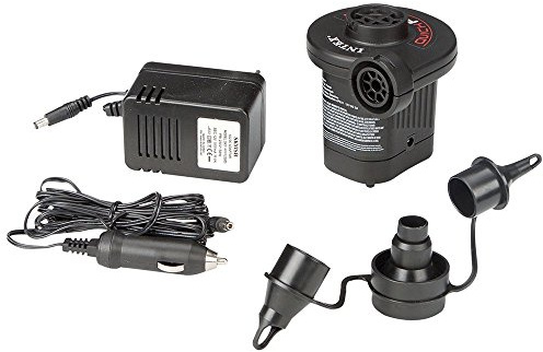 Intex Quick Fill AC/DC Elektrische Pumpe - Elektrische Luftpumpe - Mit 3 Düsenaufsätze
