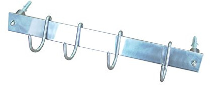 IMEX EL ZORRO Barra para Colgar Embutidos, INOX, 1000 mm