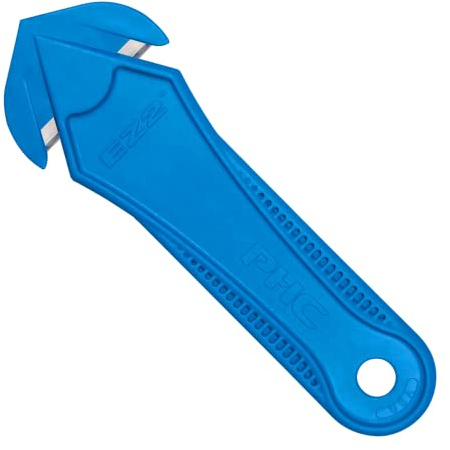 Pacific Handy Cutter EZ2 Two Sided Disposable Concealed Blade Safety Cutter with Bladeless Tape Splitter, Safe and Efficient Cutting for Boxes, Shrink Wrap, Plastic Strapping, and Twine