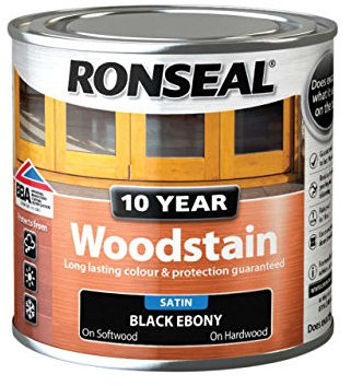 Ronseal - 10 Year Woodstain Ebony 250ml