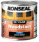 Ronseal - 10 Year Woodstain Ebony 250ml