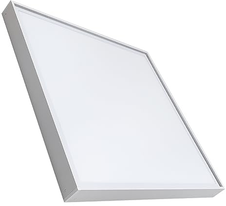 LED ATOMANT Kit Aufbaurahmen + LED Panel 60x60cm 48W CCT | Mit CCT-Farbtemperaturwahlschalter, 5000 Lumen, Treiber inklusive
