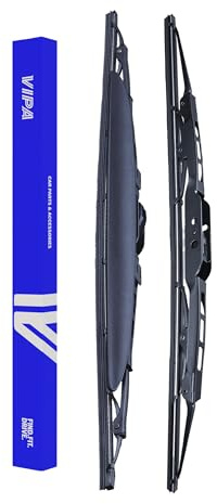 Vipa Car Parts Premium Wiper Blade Kit | Fits: DACIA DUSTER SUV (Apr 2010 to Oct 2017) | All-Weather Performance | Durable, Streak-Free Windshield Wipers | Easy Installation