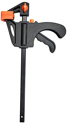 QSCTYG Wood Clamps 4 Pcs 4 Inch Quick Ratchet Release Speed Squeeze Wood Working Work Bar Clamp Clip Kit Spreader Gadget Tool DIY Tools 662 (Size : 4 inch 4pcs)