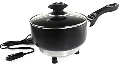 Amio Casserole électrique avec Couvercle de Voiture 18 cm x 8 cm 150 W 12 V Multicolore