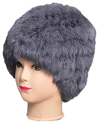 keusyoi Winter Fellmütze Frauen Stilvolle Warm Dicke Klassische Hut Beanies Weiche Flauschige Furry Cap Schneekappen Outdoor Fellmützen