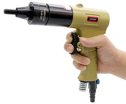 BANGHA Nietmutternzange,Nietenzange Pneumatische Luft Nietmutter Insert mit Gewinde Pull Setter Nietmaschinen Einnietmuttern Werkzeug for M3 M4 M5 M6 M8 M10 M12 Muttern (Color : 805)