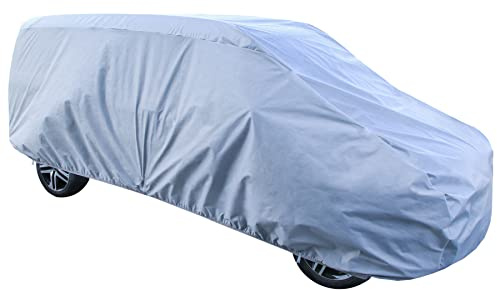 NAVA GROUP , Abdeckplane Van L, Faltbare Auto Planengarage, Halbgarage Auto Winter, Wasserdicht, Autoplane, Autoabdeckung, Faltgarage Winterfest, UV-Filter, Ganzjährig, Wagenlänge: 480-510cm