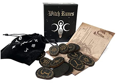 Juego de cartas de tarot con piedras de runas de 14 piezas nórdicas hechas a mano, juego de cartas de meditación, adivinación, estrellas grabadas