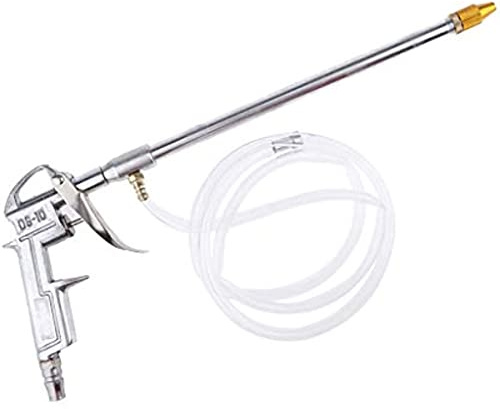 Pistolet de pulvérisation de nettoyage de moteur, outil de dégraissant de pulvérisateur d'air de solvant de nettoyage de moteur d'huile de voiture robuste, argent