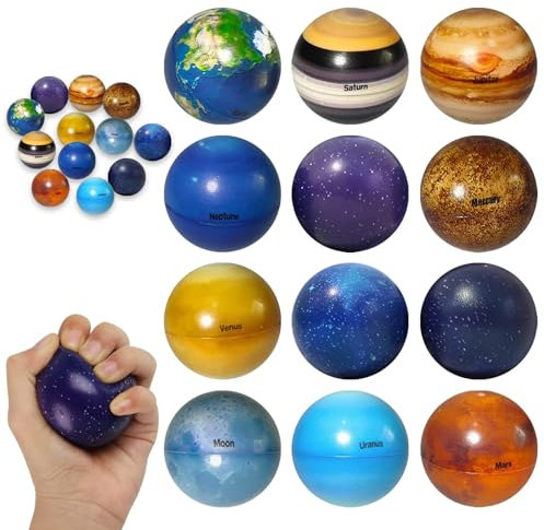 Schaumstoffbälle,12 Stück Mini Softbälle,Kinderspielzeug,Schaum Sportbälle,Schaumstoff Softbälle,Weich und Bequem Lindert Angst,Anti Ängste Spielzeug Linderung Entspannung für Kinder und Erwachsene