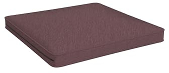 POKAR Loungekissen Sitzkissen Sitzauflagen Stuhl Stuhlkissen für Stuhl Rattanmöbel Gartenmöbel Kissen Outdoor Sitzpolster Lounge Polster 60x60x5 cm, Violett