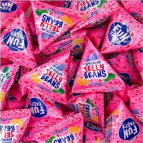 Jelly Beans - 60 Mini Packs - Easter Eggs Fillers - Individually Wrapped Candy for Classroom Rewards, Goodie Bags & Party Favors - Easter Candy - Fruit Flavors - Bulk Jelly Beans
