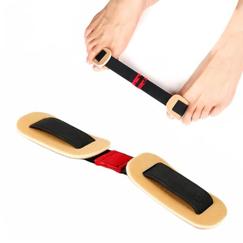 LNQ LUNIQI 1 Stück Big Toe Training Band Hallux Valgus Band Korrektor Zehenspreizer Trainingsband für Korrektur und Schmerzlinderung, Unisex