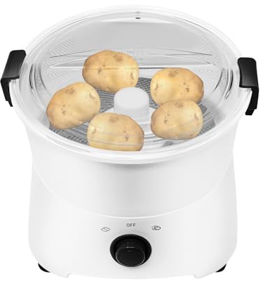 Commercial Electric Potato Peeler Automatic Potato Peeler Apple Peeler with Vegetables Dehydrator Function One-Button Drive for Household Home Kitchen Restaurant Use 85W